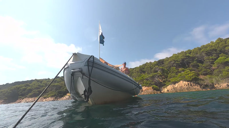 Déploiement et pilotage d’un drone sous-marin BentiX depuis un bateau